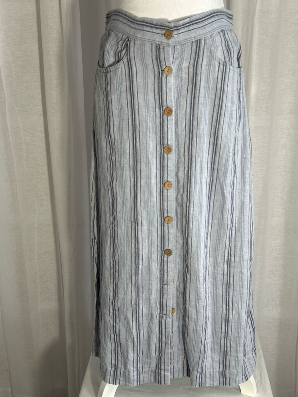 100% Linen | MAXI | Faherty | Size Small